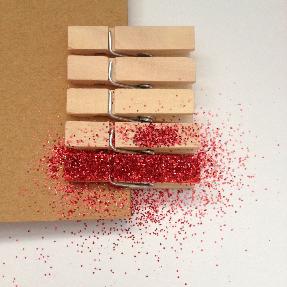 Quickly cover it in glitter!