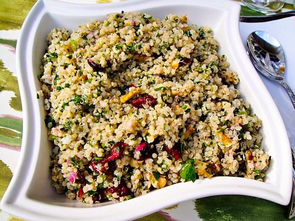Quinoa salad...yum
