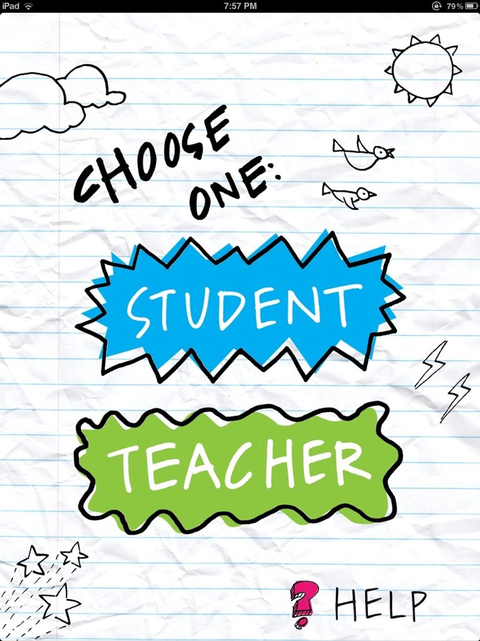 Quizzam is an app in the iTunes store. My students paired up and had to be the quickest to answer a question in order for them to leave to begin the challenge. This avoided a bottle neck at the door.
