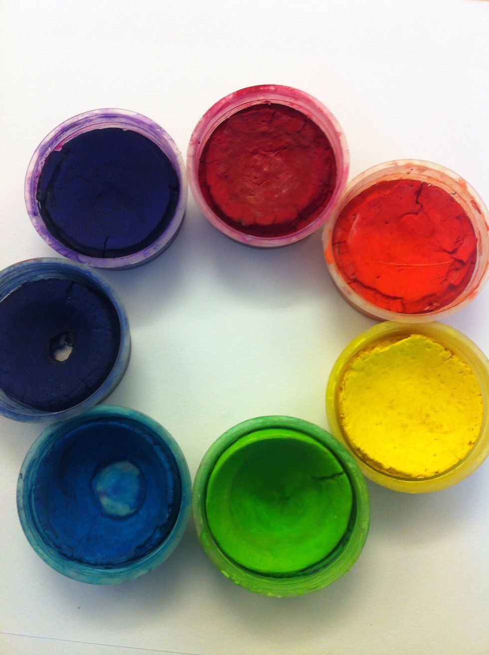 RAINBOW! \ud83c\udf08 Red, orange, yellow, Green, blue, indigo and purple. Indigo is optional