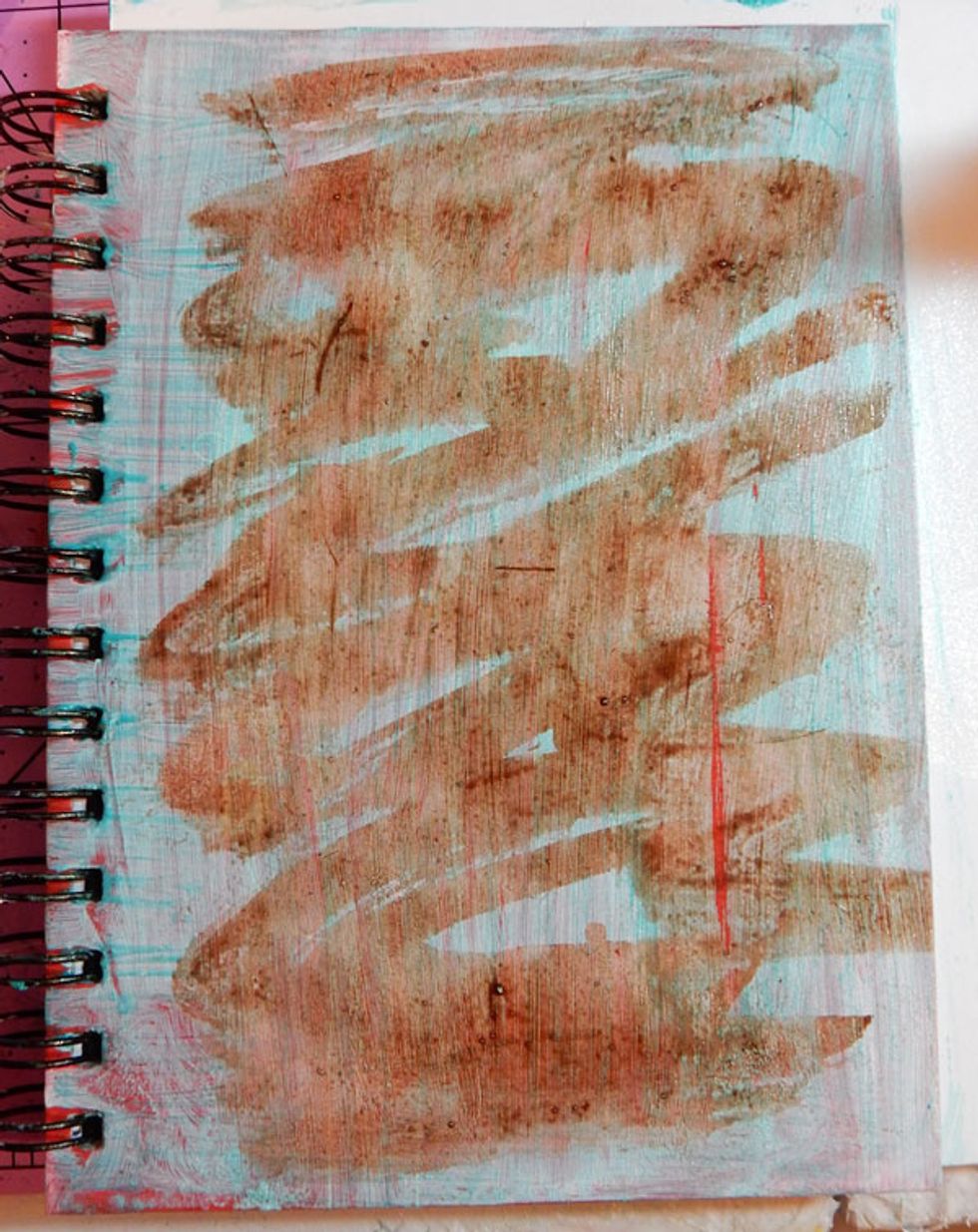 Randomly paint Decadent Minx on the front cover.