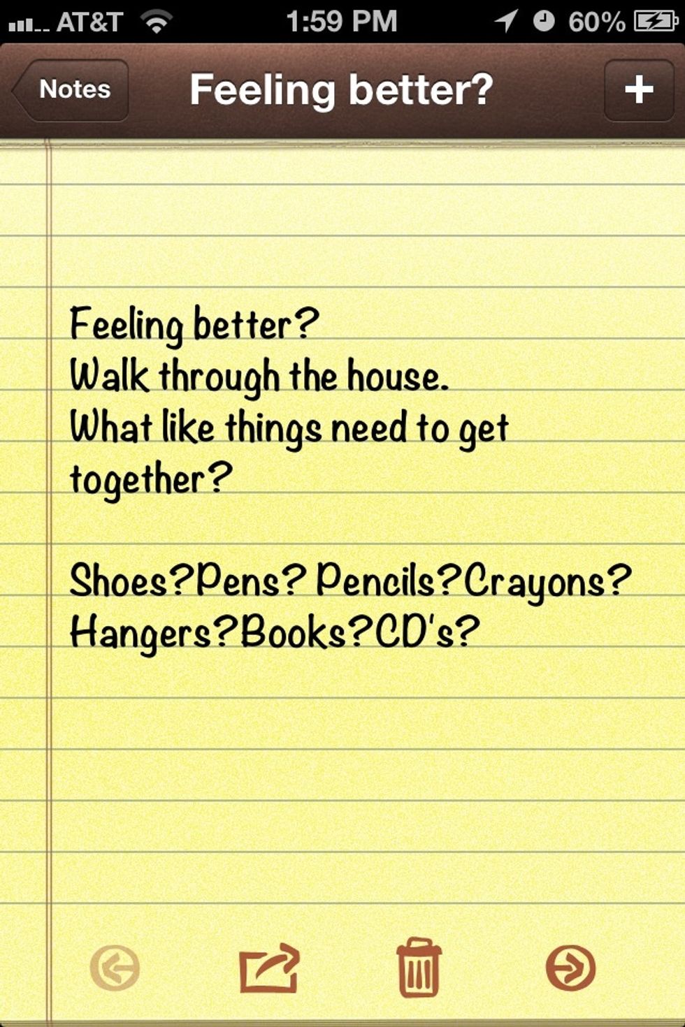 Re-evaluate. What else needs to be put together?