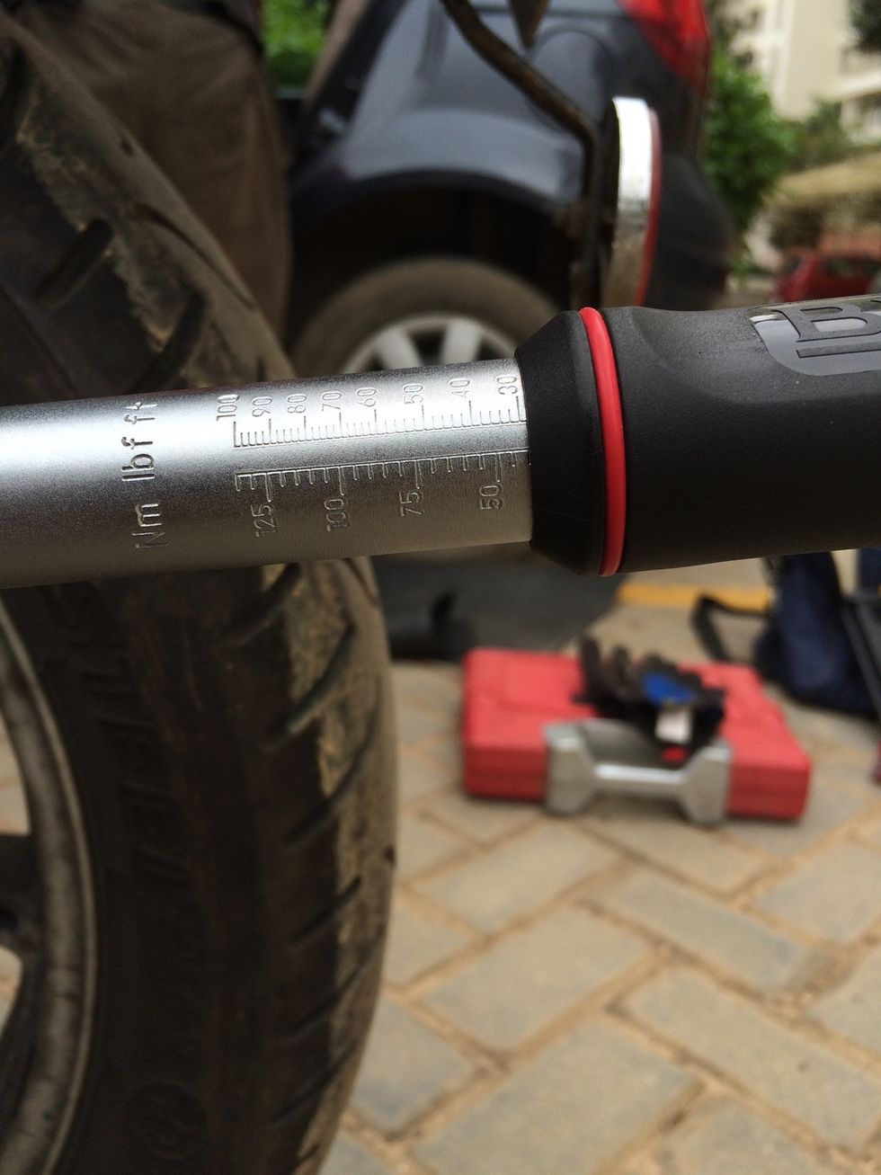 Reached 40Nm for both mounting bolts