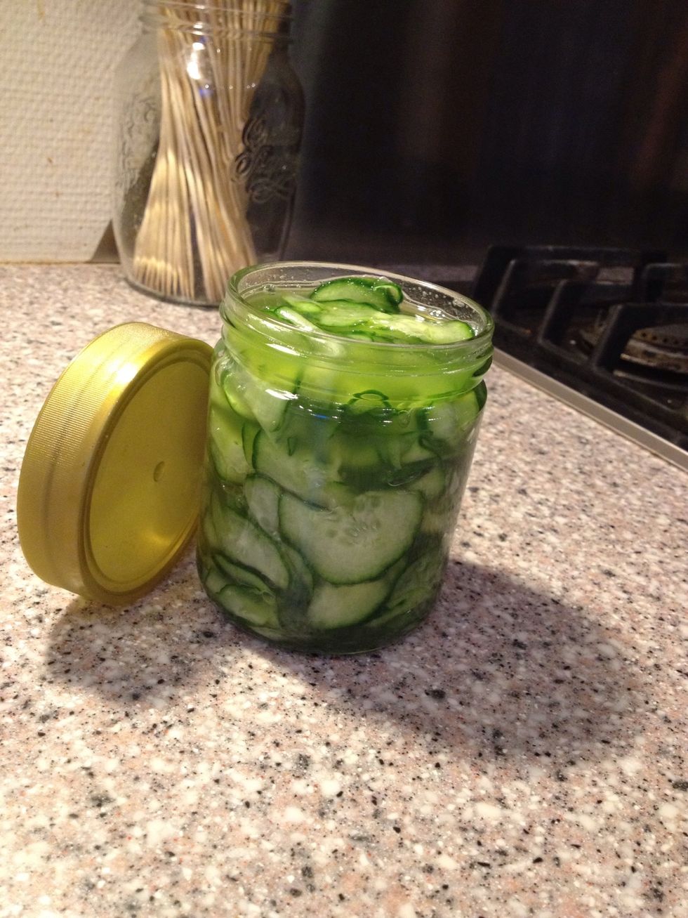 Ready to be eaten. Will keep in fridge for a week