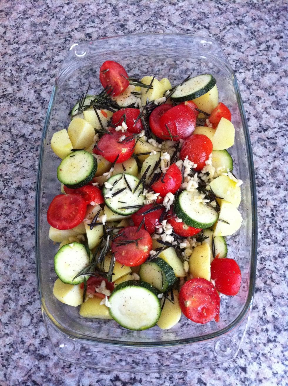 Ready to put in oven :)!