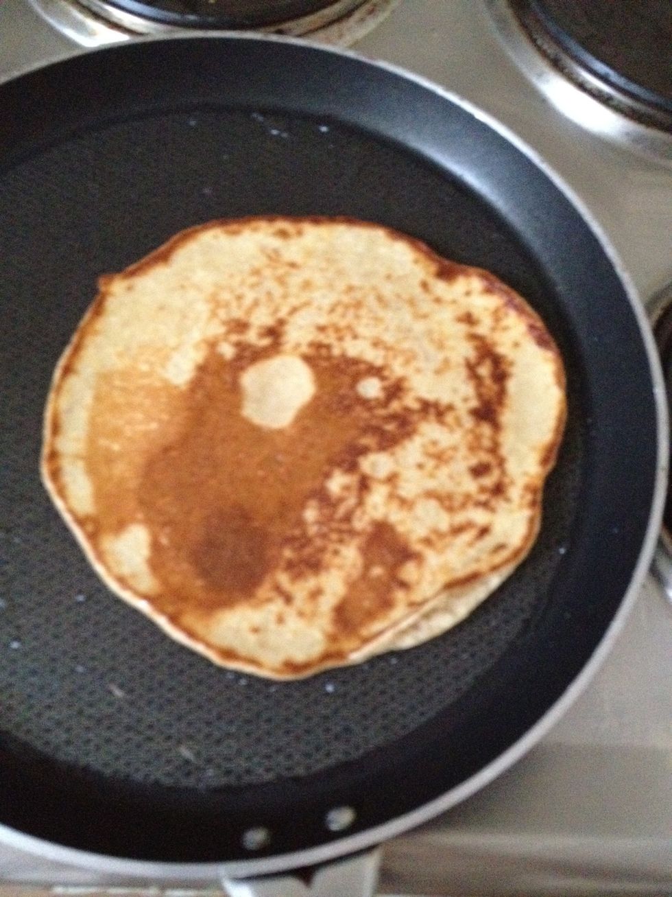 Ready to serve! I served with smooth peanut butter and sliced banana. Yum :)