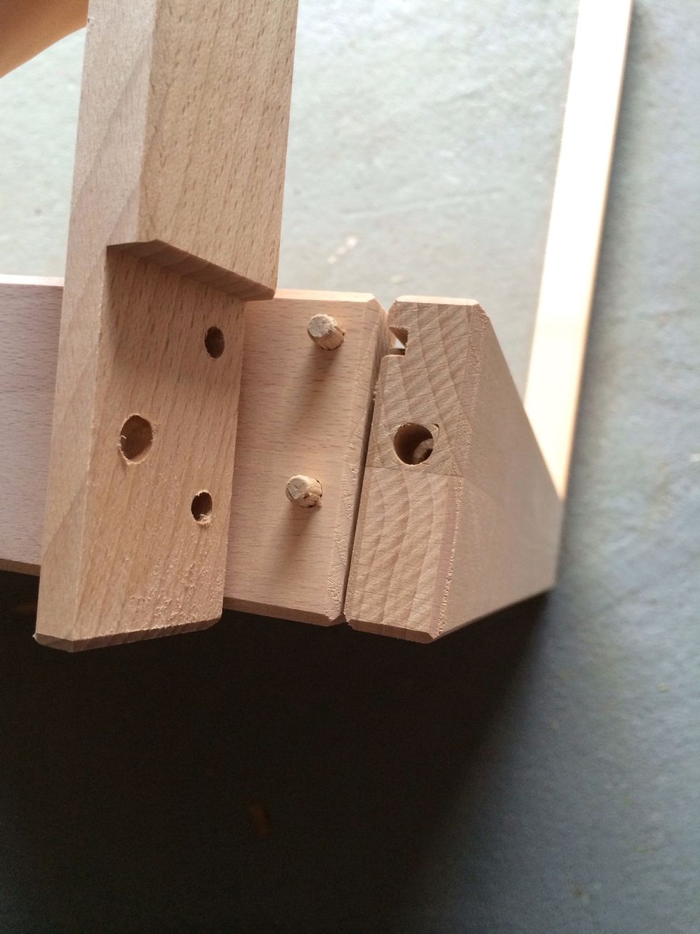 Reassemble (or assemble for the first time) the legs. Two match each side.