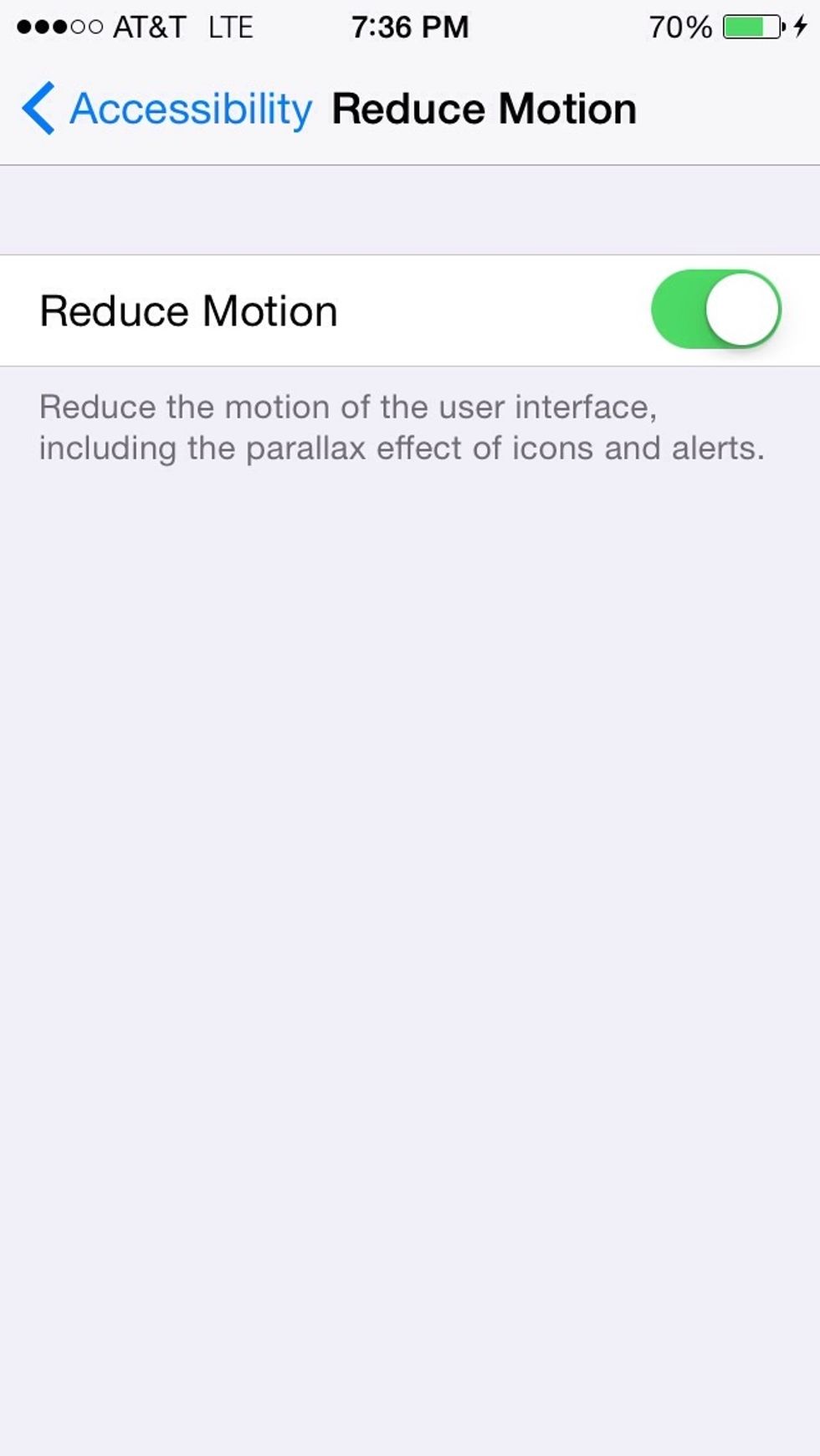 Reduce Motion
