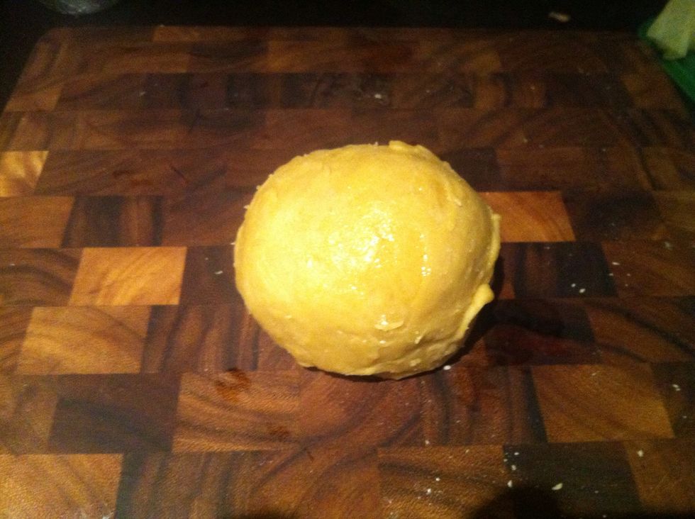 - reform into ball - dough should spring back when you poke dough