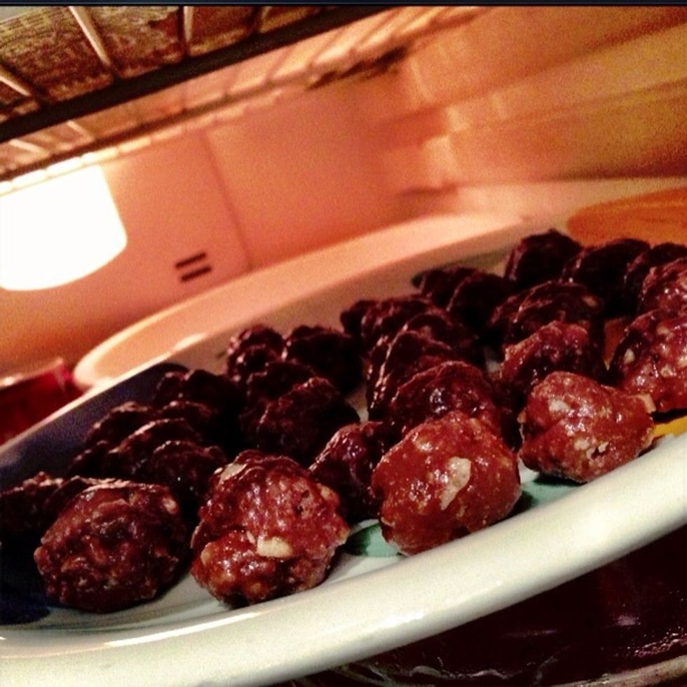 Refrigerate for a good 5-20 minutes then enjoy eating. (Note: you can eat straight off the plate before refrigerating, but it'll lack the solid feeling of biting into the piece) HAPPY EATIN'