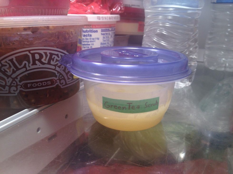 Refrigerate so you can keep it for later.