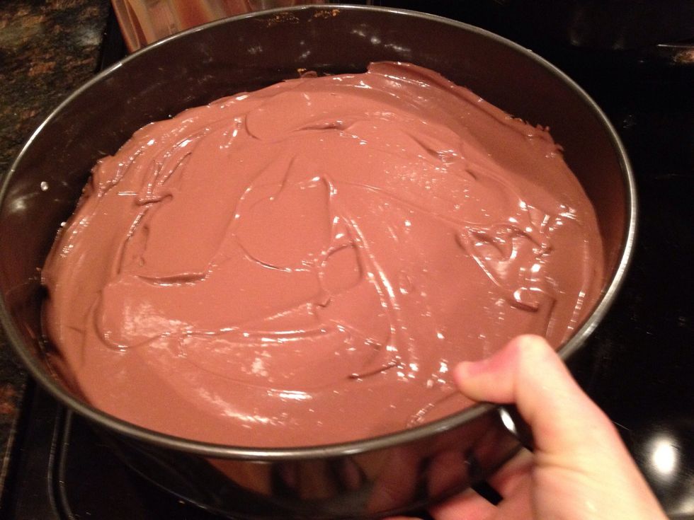 Refrigerate the pie for 8 hours or overnight