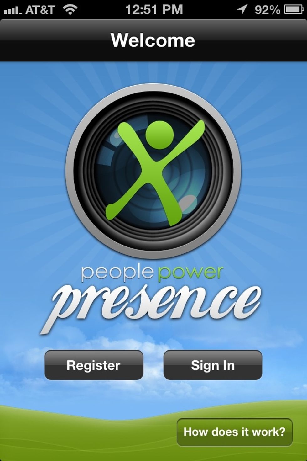 Register an account and sign into it on both devices (one for viewing and the other is used as a security cam).