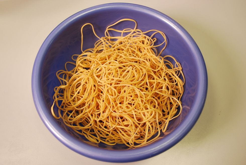 Regular thin rubber bands