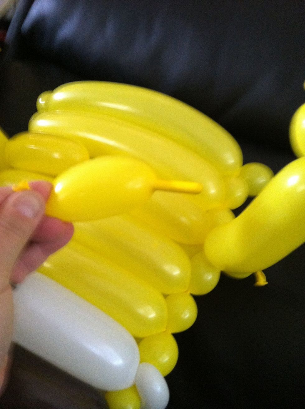 Reinflate biggest piece