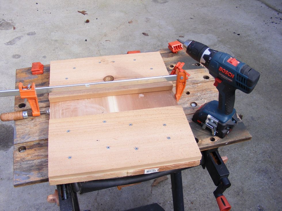 Reinforce your cedar base boards with 2 cedar-board cleats