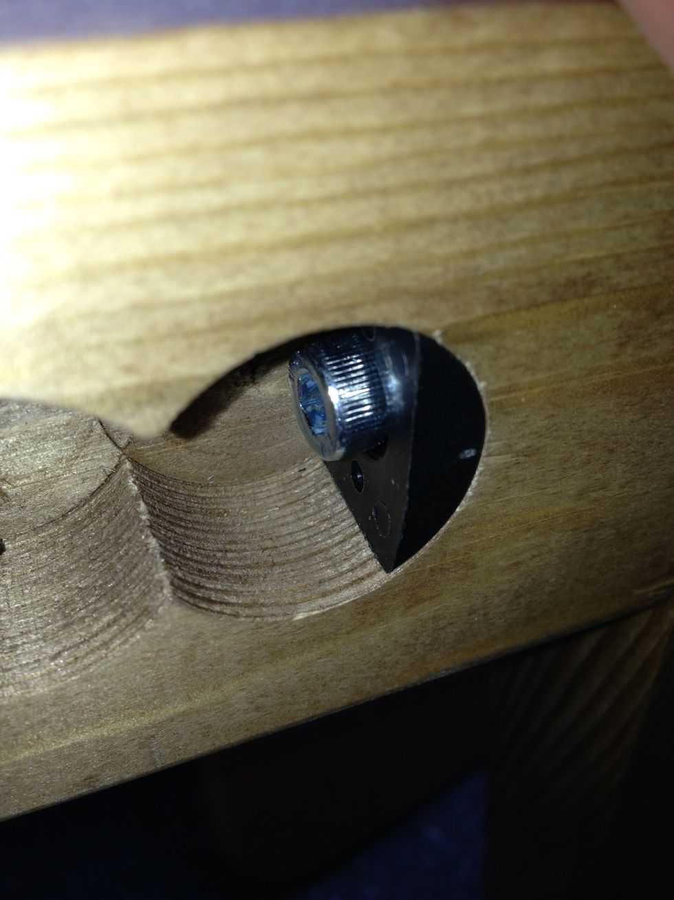 Release angry tension into the tightening process.