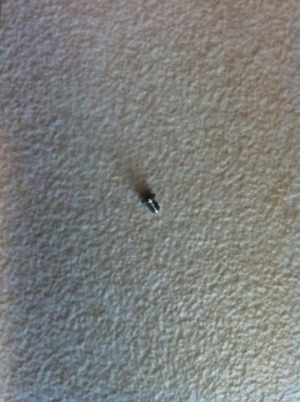 Remaining screws are small