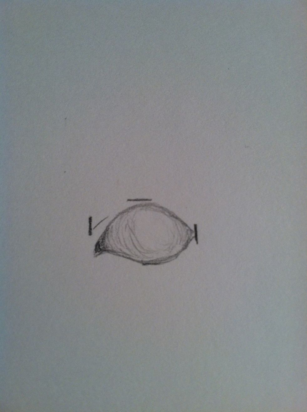 Remember that you are not shading the shape that you have just drawn, but a 3D ball underneath it.