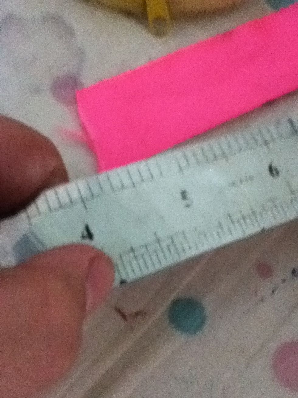 Remember the mark we made at the ruler