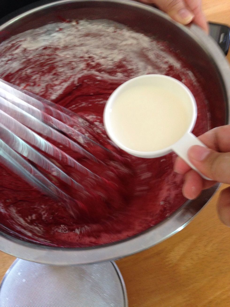 Remember to add the milk slowly