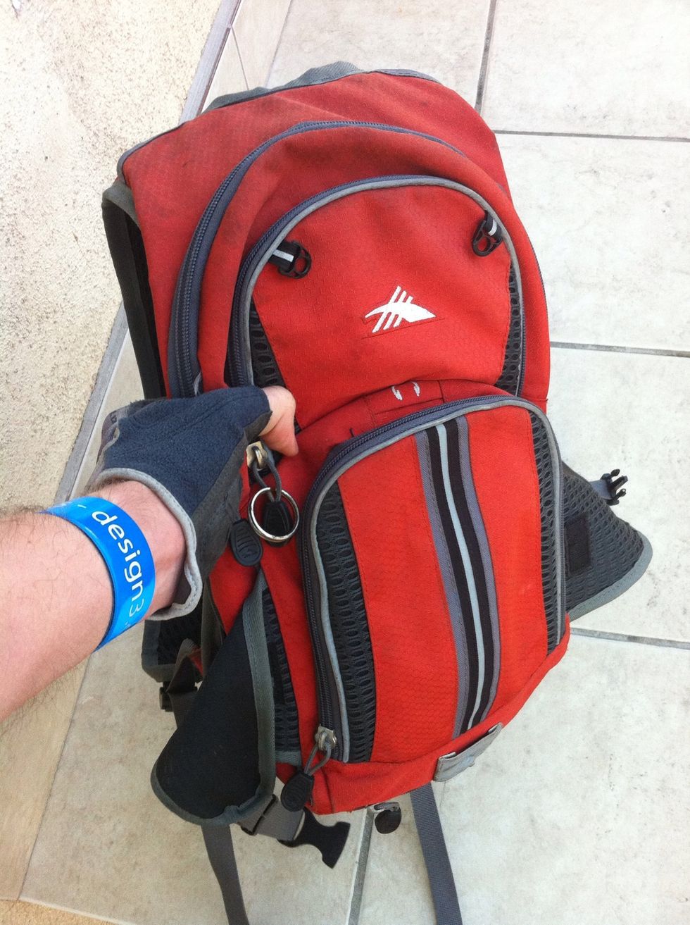 ... remember to bring the backpack for clothing.