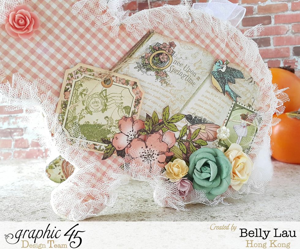 Remember to decorate both sides of your rabbit lantern