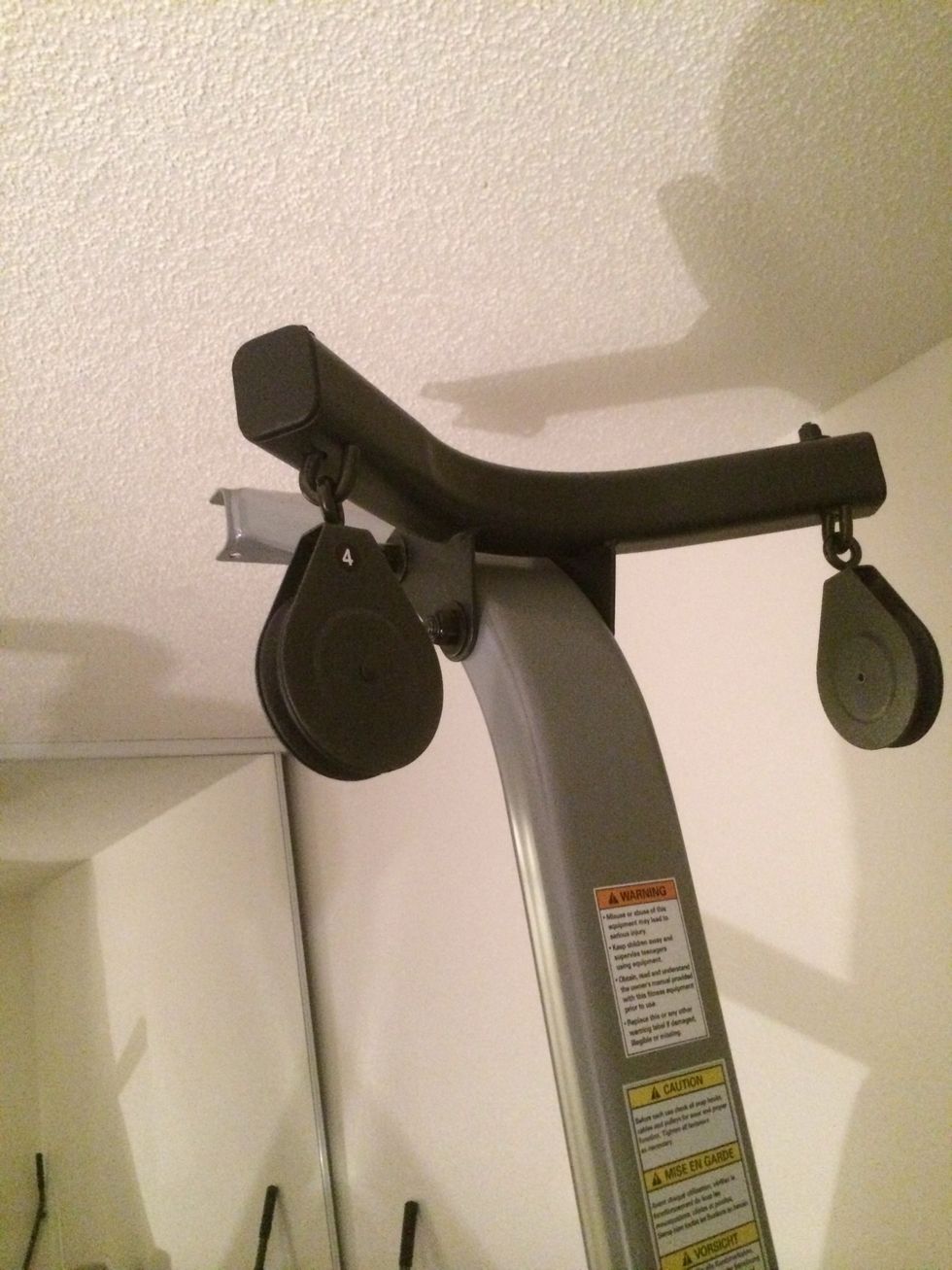 Remove 2 large bolts.