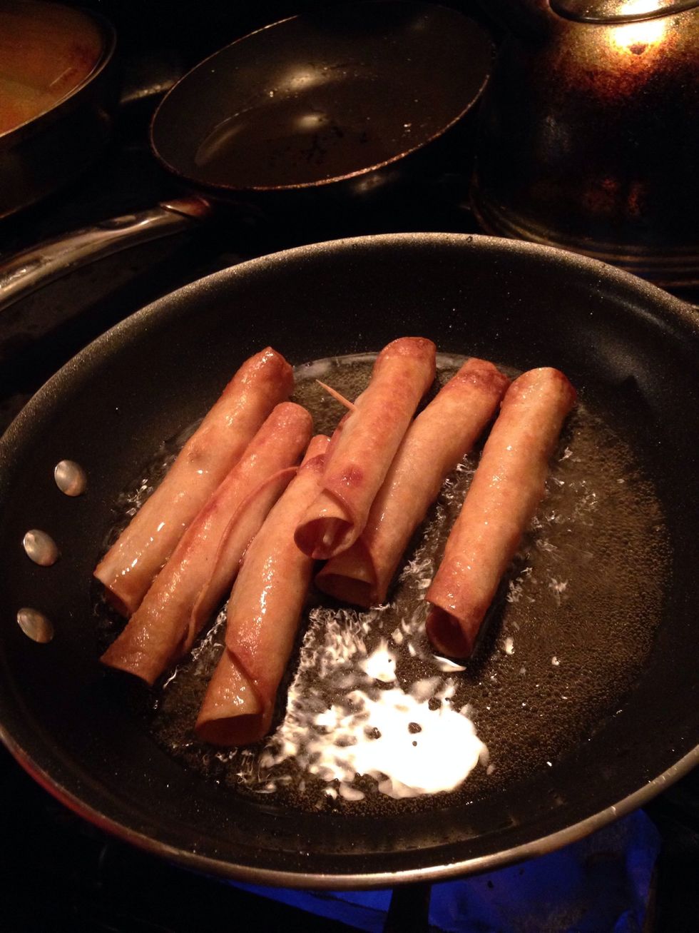 Remove a flauta to remove the tooth pick to cook evenly