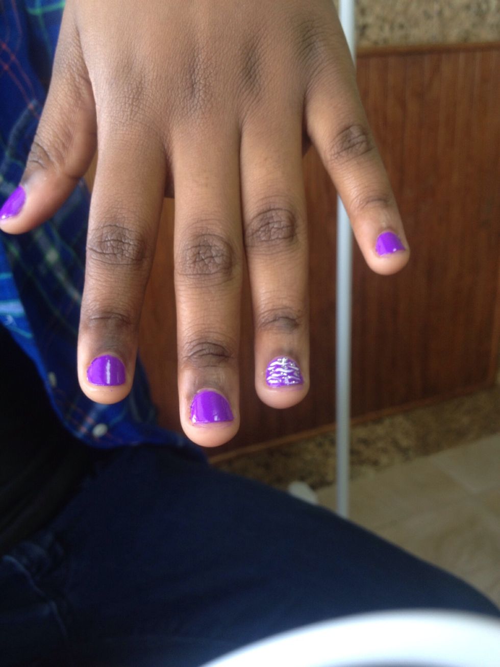 Remove all nail polish and artificial nails (faux or fake nails)