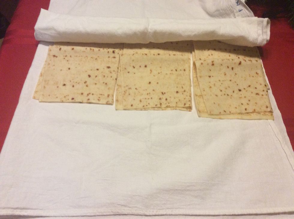 Remove and allow cool in between two towels