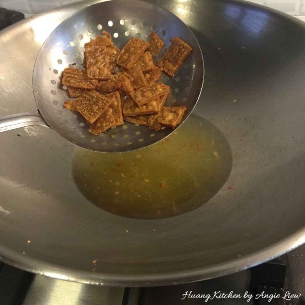 Remove and drained well for later use.