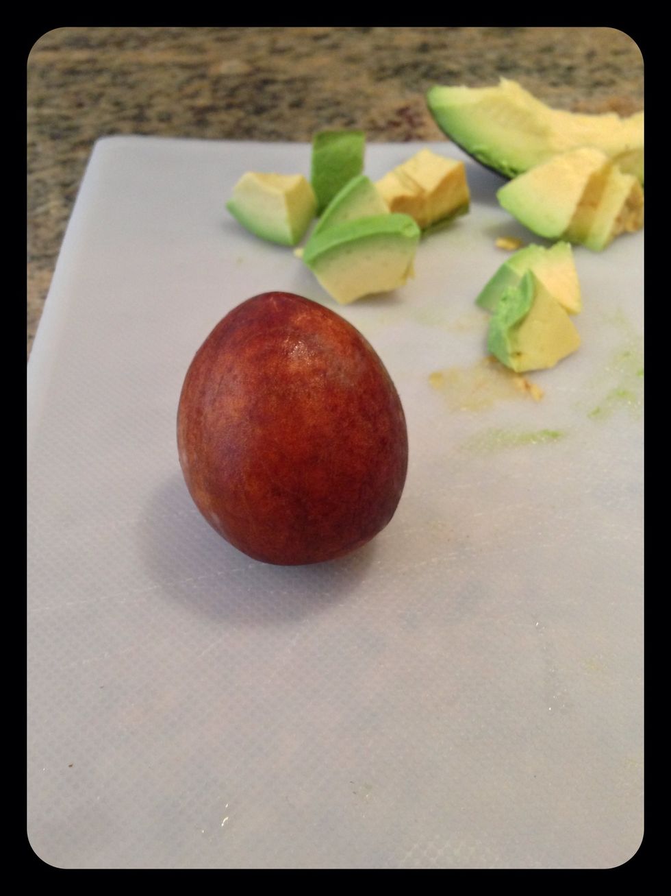 Remove and wash the pit.