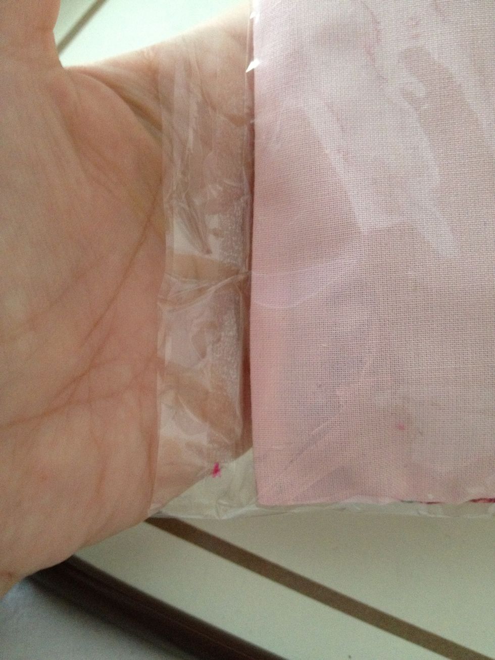 Remove backing and press seams together,