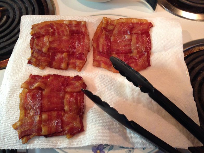 10 min • Toaster Oven Bacon • Loaves and Dishes