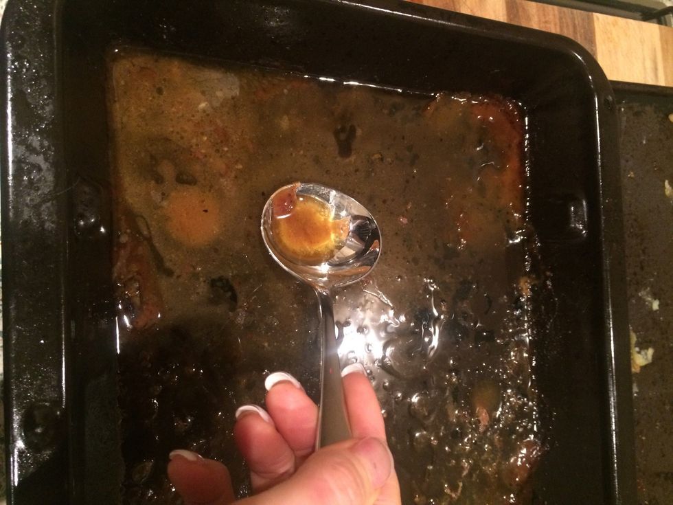 Remove chicken and butternut onto serving tray and juices should be left