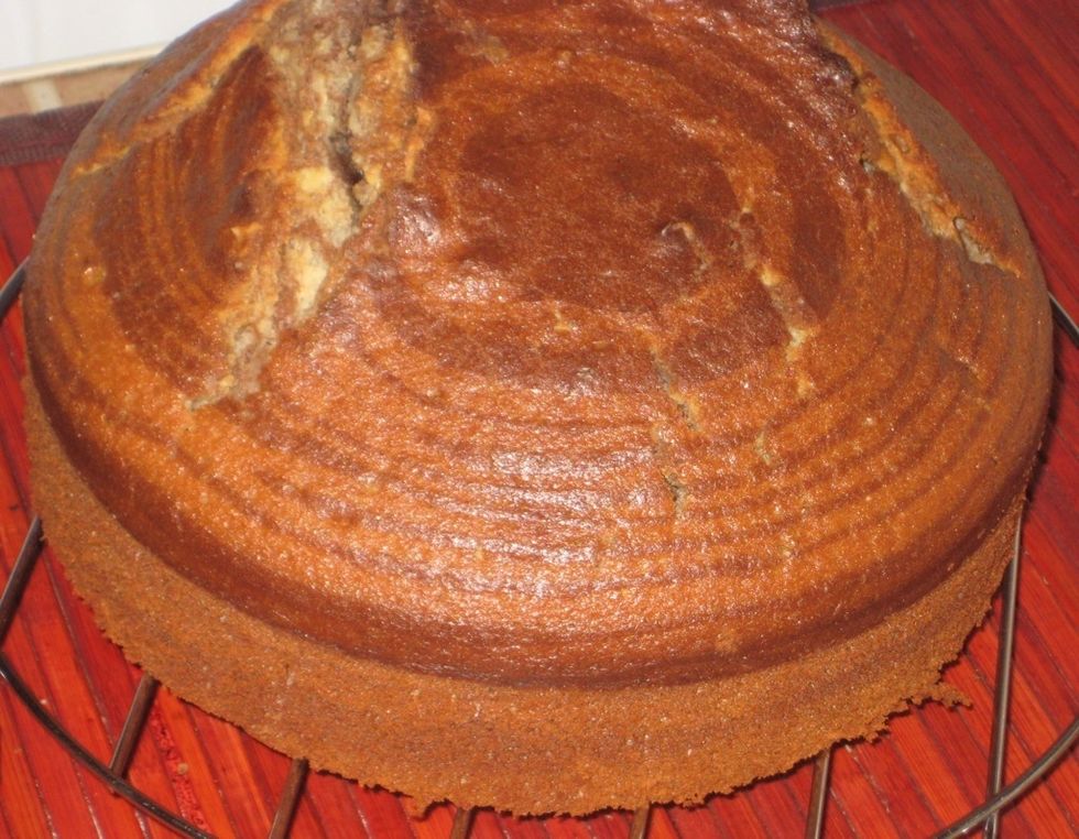 Remove fem the tin and allow to cool on a cooling rack.