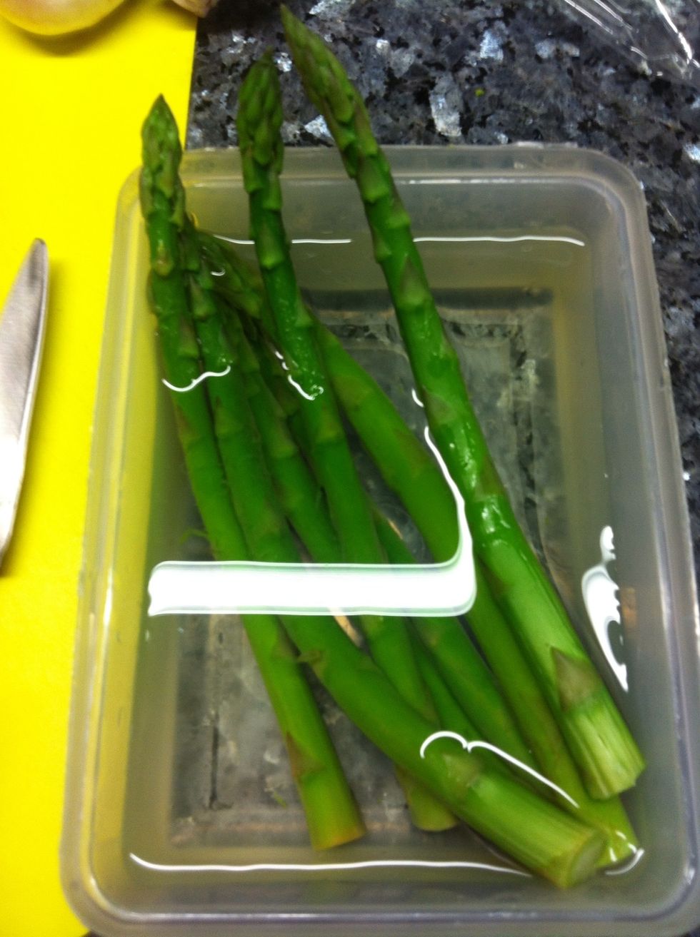 Remove from boiling water to cool water