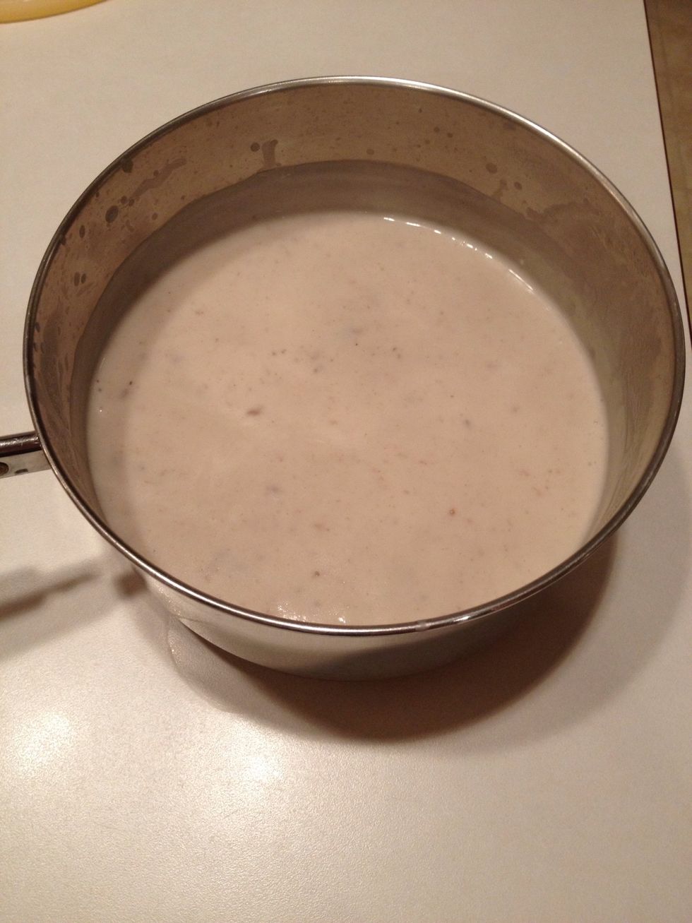 Remove from heat and let soup cool.