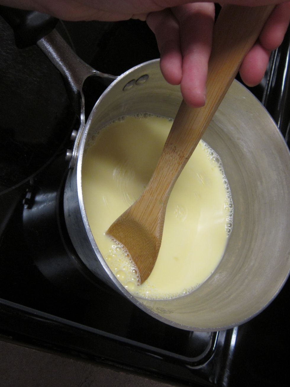 remove from heat stir in butter, coconut, vanilla