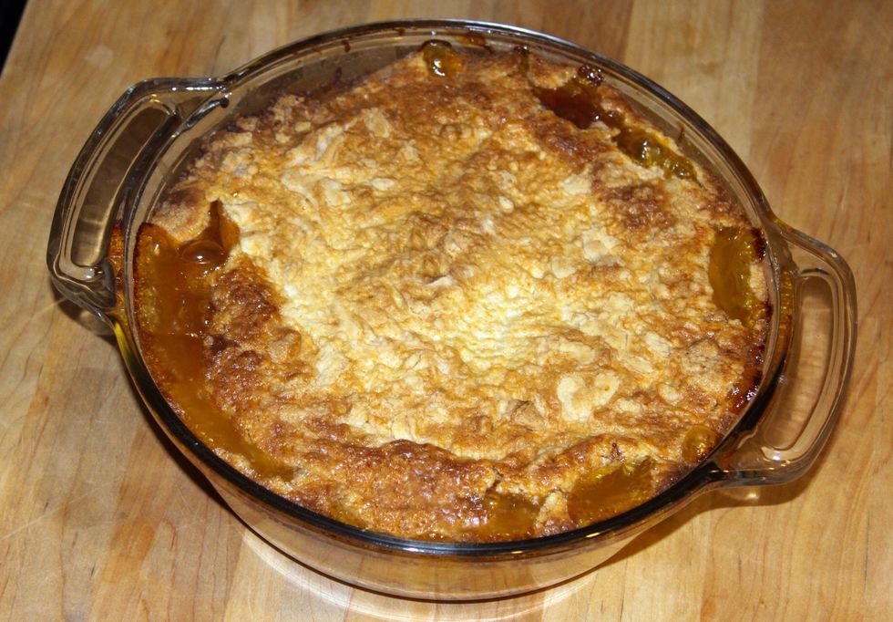 Remove from oven and let it cool for a few minutes.