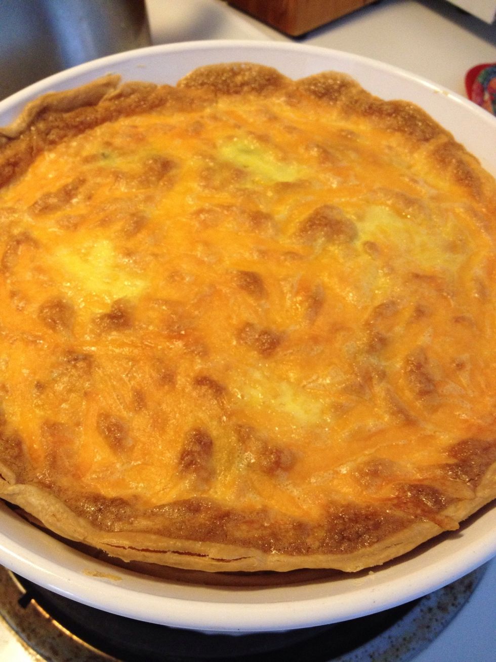 Remove from oven and let rest. Eggs will continue to cook and firm up. If you like your eggs cooked hard, you can cook until fork comes out clean. Enjoy!