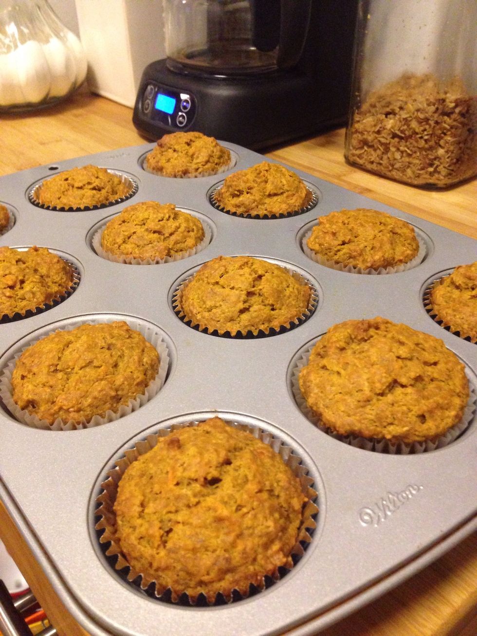 Remove from oven, let cool in pan, and enjoy! My favorite way to eat these is slightly warm with a little bit of melted butter :)
