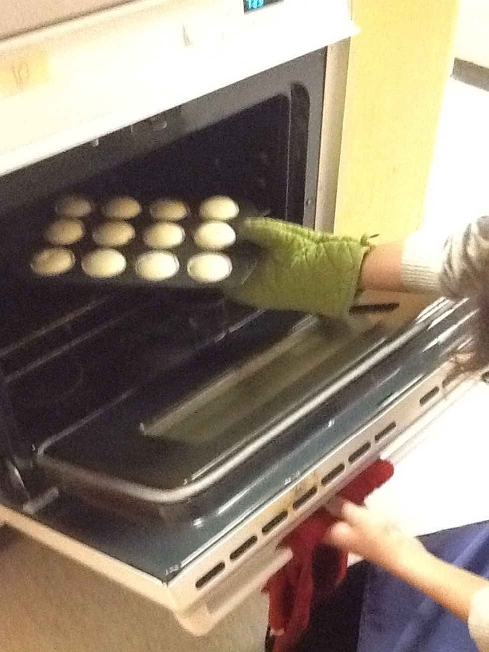Remove from oven