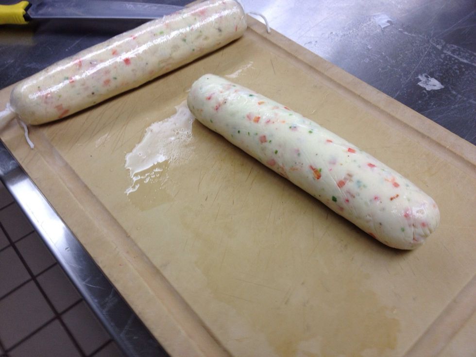 Remove from plastic wrap.