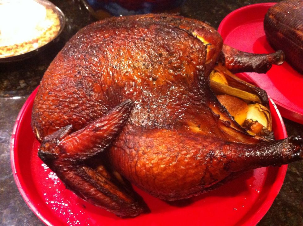 Remove from smoker and let rest for at least 30 minutes before carving.