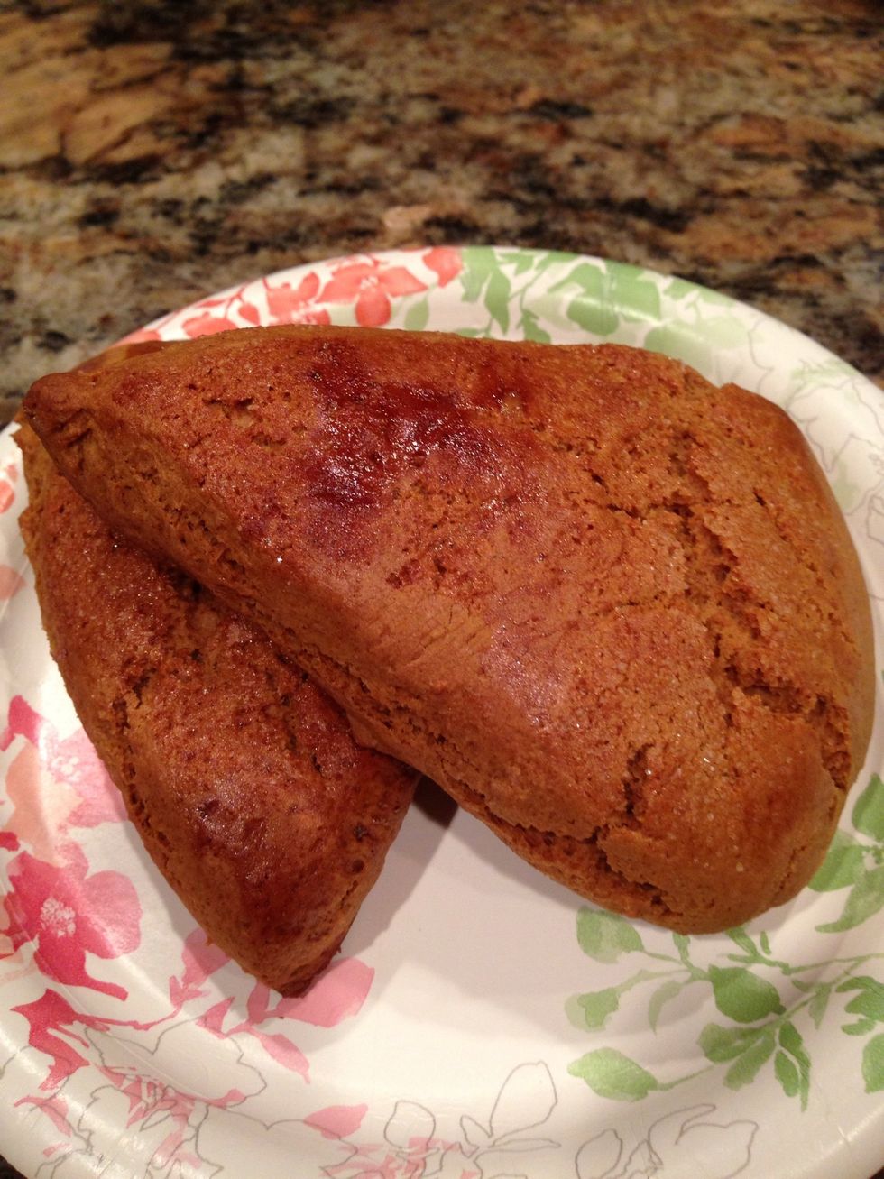 Remove from the oven when golden brown and best severed warm.