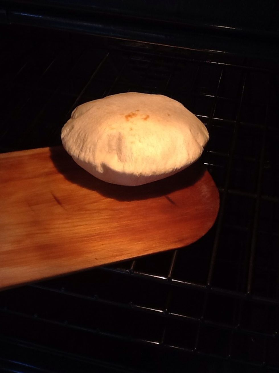 Remove from the oven when the top is barely brown