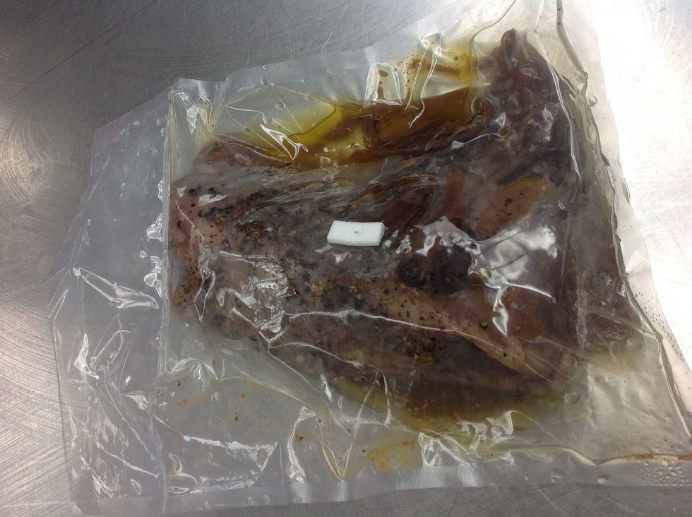 Remove meat from combi and either chill or hold hot to finish and serve