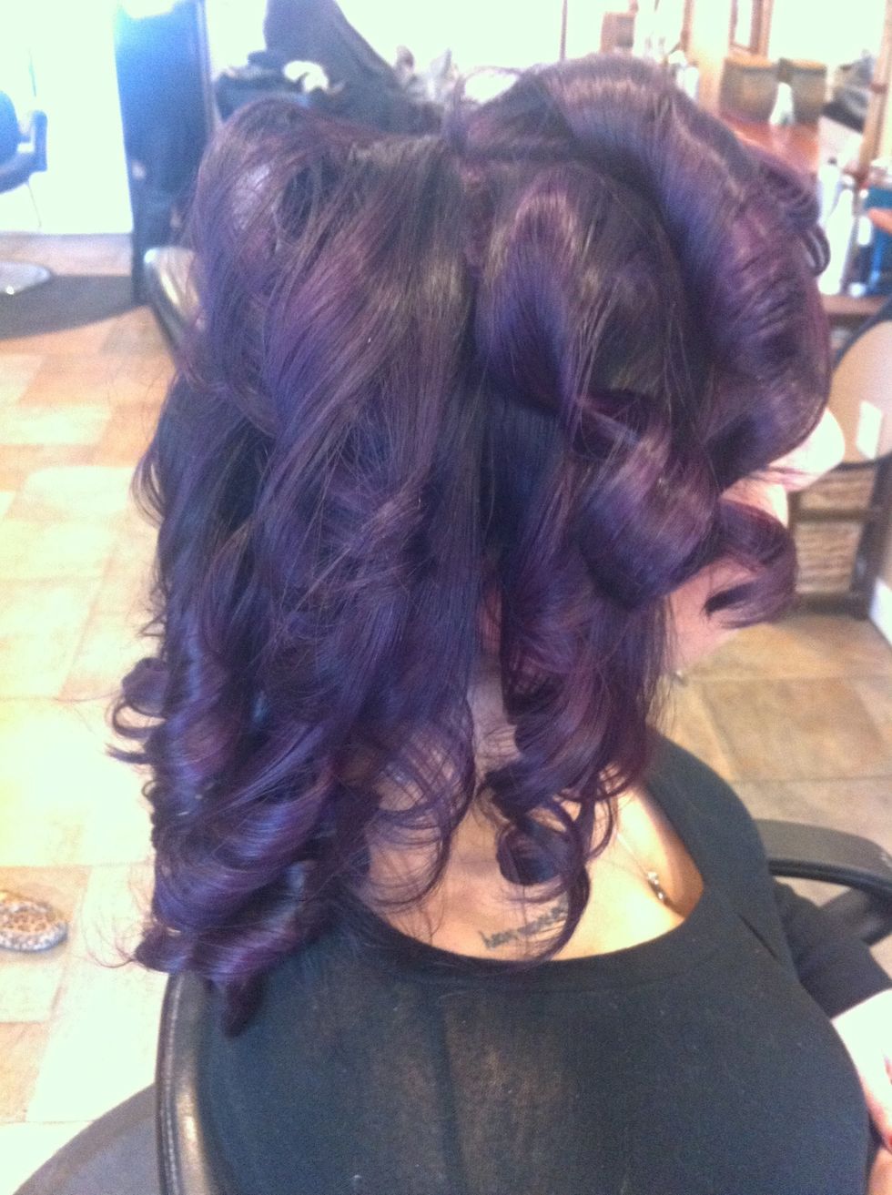 Remove pin curl clips once the set has cooled..